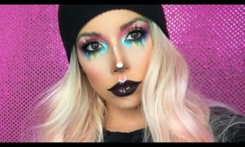 COLORFUL FACE CHART MAKEUP | LUSTRELUX
