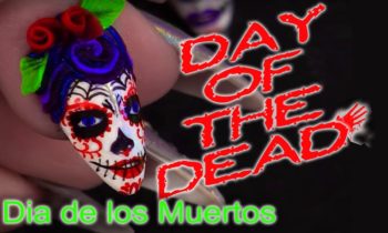Day of the Dead – Sugar Skulls Nail Art Tutorial