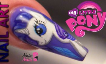 My Little Pony Handpainted Nail Art Design – Rarity