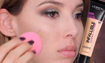 L’Oreal Infallible Total Cover: FIRST IMPRESSION, SWATCHES, APPLICATION | LUSTRELUX