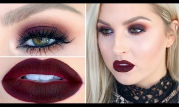 Seductive Burgundy Eye & Lip Makeup! ♡ Get Ready With Me