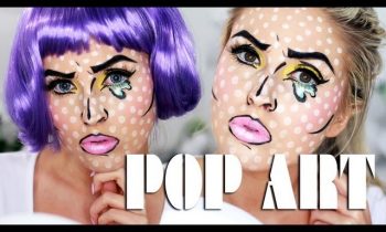 Pop Art Makeup! ♡ Halloween Idea – Comic Book, Crying Cartoon Girl