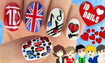 1D Nails – One Direction Nail Art