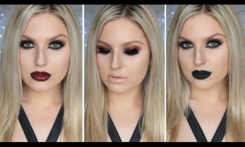 Gothic Inspired Dramatic Makeup! ♡ Nude, Ombré & Black Lips!