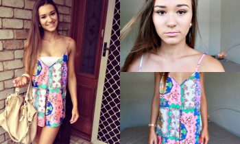 Summer Inspired Makeup & Outfit ♡