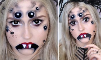 Creepy Spider Halloween Makeup ♡ Arachnid Queen Tutorial