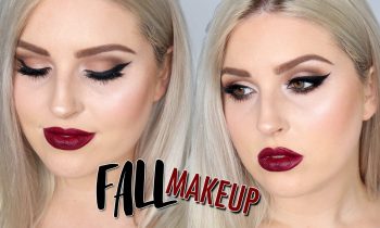 Fall Makeup Tutorial! ♡ Deep Berry Lips & Smokey Eyes!