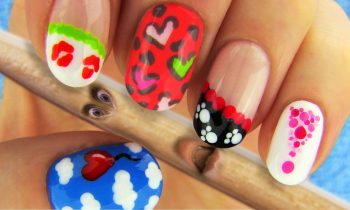 6 Nail Art Designs Nail Tutorial Using Toothpick as a Dotting Tool