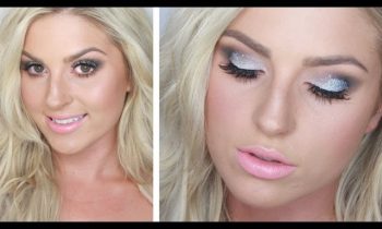 Bombshell Glitter New Years Eve Look! ♡ Silver & Black