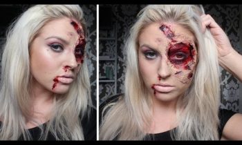 ♡ Burnt & Bloody SFX Makeup ♡ Halloween Tutorial – Liquid Latex