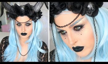 Dark Evil Fairy or Witch ♡ Glamorous Halloween Makeup