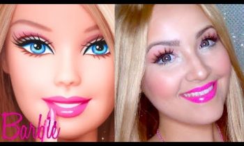 Barbie Makeup for Halloween ♡
