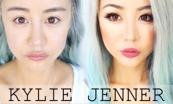 Asian Kylie Jenner Makeup Transformation Tutorial For Hooded & Asian Eyes ♥ Blue Hair Look ♥ Wengie