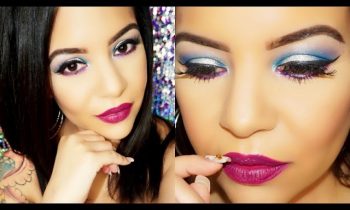 Bold & Blue Makeup Tutorial !