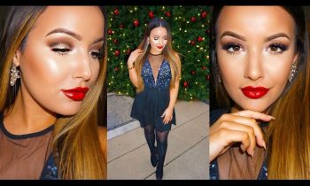 Christmas Makeup & Outfit Tutorial for the Holidays