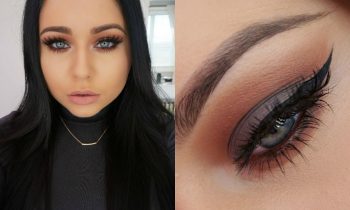 Cool Grey & Rich Warm Brown Smokey Eye Makeup Tutorial