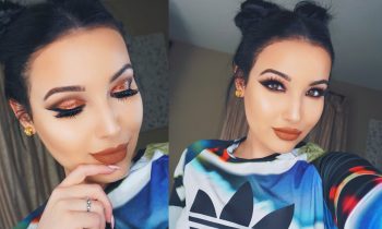 Copper Eyes, Brown Lips, & Fun Buns Hair Tutorial