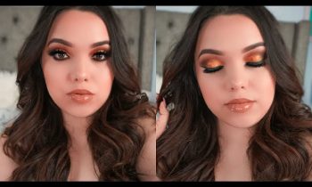 Copper Eyes + Green Liner Makeup Tutorial