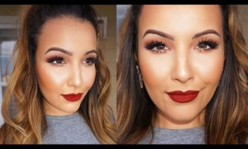 Copper Glitter & Burgundy Lips Tutorial