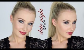 Date Night GRWM: Sultry Smokey Eyes, Glossy Mauve Lips, Slicked Ponytail | Lauren Curtis