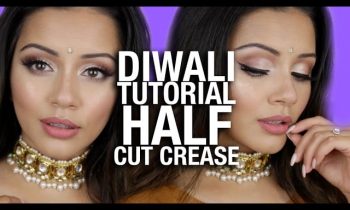 Diwali Makeup Tutorial 2016 | Half Cut Crease Tutorial