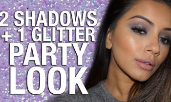 EASY 2 Shadows + 1 Glitter Party Makeup Tutorial