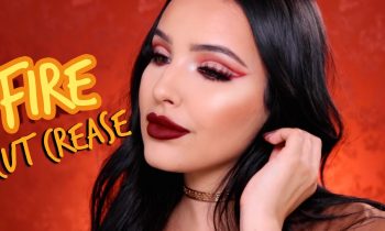 FIRE CUT CREASE MAKEUP TUTORIAL | Amanda Ensing