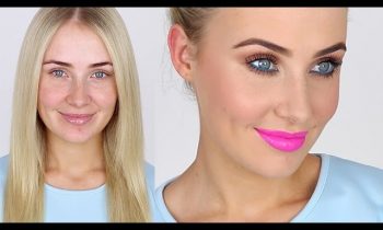 FIRST IMPRESSIONS: Neon Pink Lips, Blue Eyeliner, Bold Brows! | Lauren Curtis