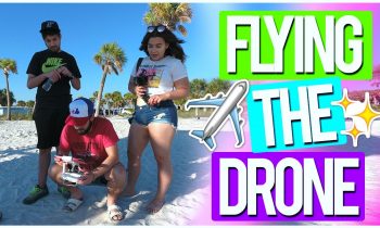 FLYING THE DRONE! | DJI PHANTOM 4 | Ashley Marie Vlogs