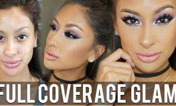FULL COVERAGE GLAM MAKEUP TUTORIAL!
