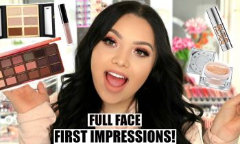 FULL FACE OF FIRST IMPRESSIONS Soft Peach Makeup Tutorial!