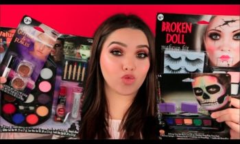 FULL FACE USING ONLY HALLOWEEN MAKEUP Challenge!