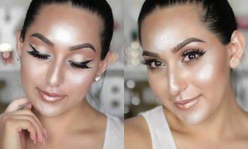 FULL FACE USING ONLY HIGHLIGHTERS CHALLENGE | BeautyyBird