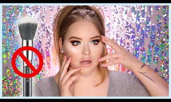 FULL FACE USING ONLY MY FINGERS (NO BRUSHES) Challenge | NikkieTutorials