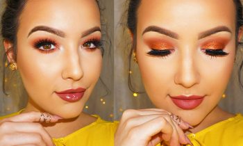 Foiled Copper Eyes + Matte OR Glossy Pinky Brown lip