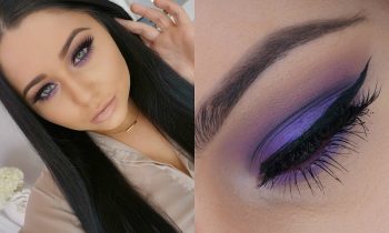 Foiled Purple Smokey Eye Makeup Tutorial