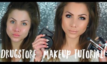 Full face only using drugstore makeup! | 5 min makeup tutorial | Beeisforbeeauty