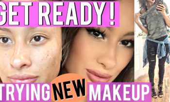 GET READY! Hair, Makeup, & Outfit | NEW Tarte Rainforest of the sea, Smashbox, Colourpop