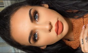 GRWM: MATTE ORANGE Fall Makeup | Carli Bybel