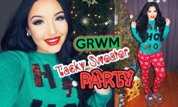 GRWM: Tacky Sweater Party