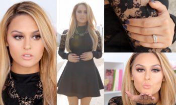 Girls Night Out Makeup, Leopard Nail Art Tutorial and Outfit l Christen Dominique