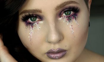 Glitter Tears Eye Makeup Tutorial | Jordan Hanz