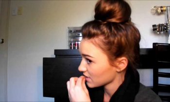 Hair Tutorial – Simple Sock Bun!
