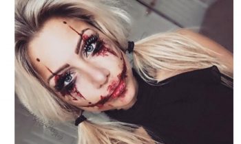 Harley Quinn the joker inspired halloween makeup | beeisforbeeauty