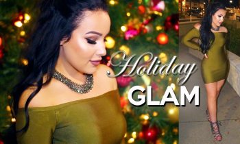 Holiday Glam Makeup Tutorial + Outfit 2015