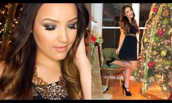 Holiday Party Makeup, Hair & Outfit | Amanda Ensing