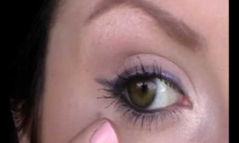 How To – Blue Eyeliner & Mascara!