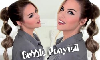 How To: Easy Bubble Ponytail