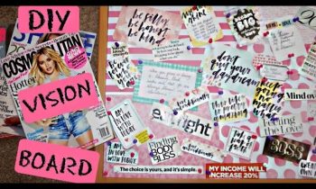 How to Make a DIY Vision Board | 2017 Inspiration Board !