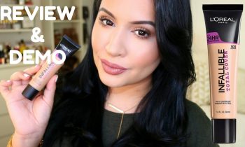 L’Oreal Infallible Total Cover Foundation | First Impression, Swatches & Demo